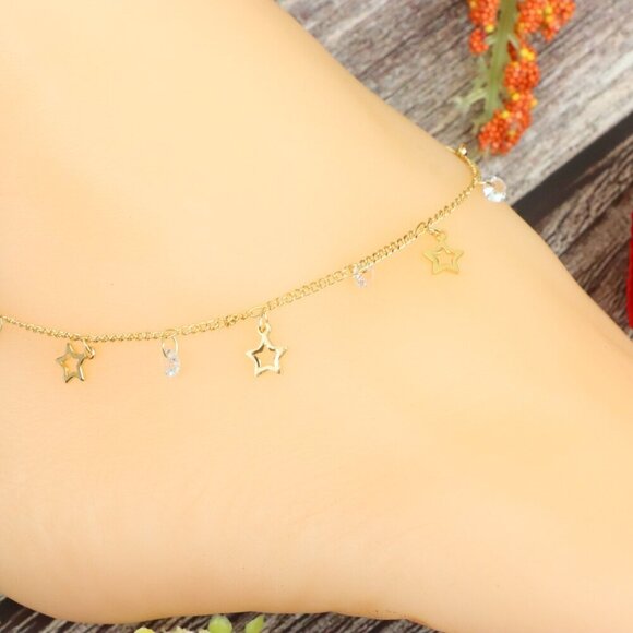 "Elegant Handmade Anklet – Delicate Jewelry for Women, MAR091514 - Picture 1 of 10